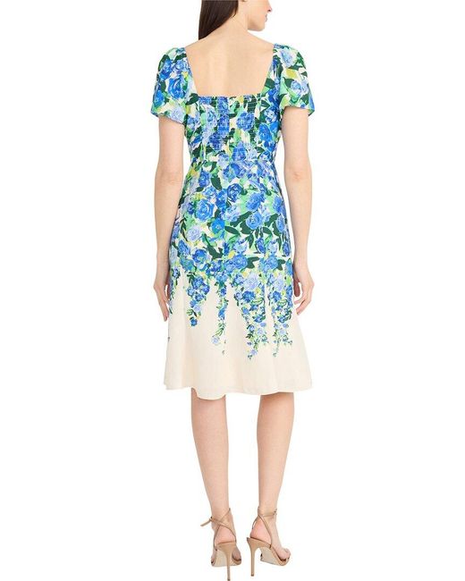 Maggy London Blue Midi Dress