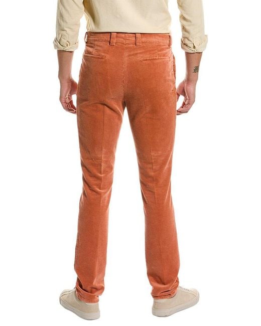 Brunello Cucinelli Orange Pant for men