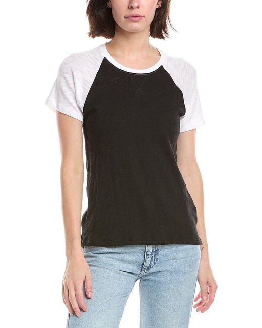 ATM Black Schoolboy Baseball T-Shirt