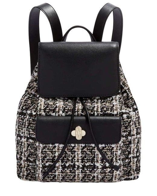 Furla Danae Small Leather Backpack in Black | Lyst