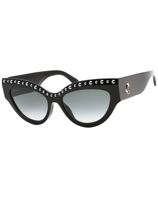 Jimmy Choo Black Sonja/g/s 55mm Sunglasses