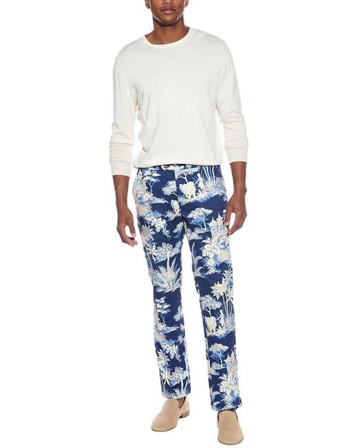 J.McLaughlin Blue Safari Cove Lukas Pant for men
