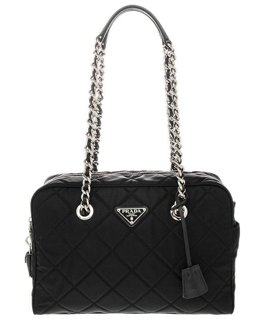 Prada Black Bauletto Shoulder Bag