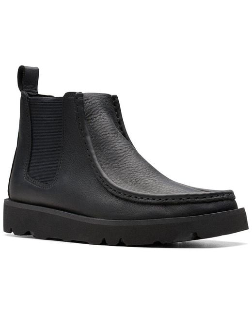 Clarks Black Walla Chelsea Leather Chelsea Boot