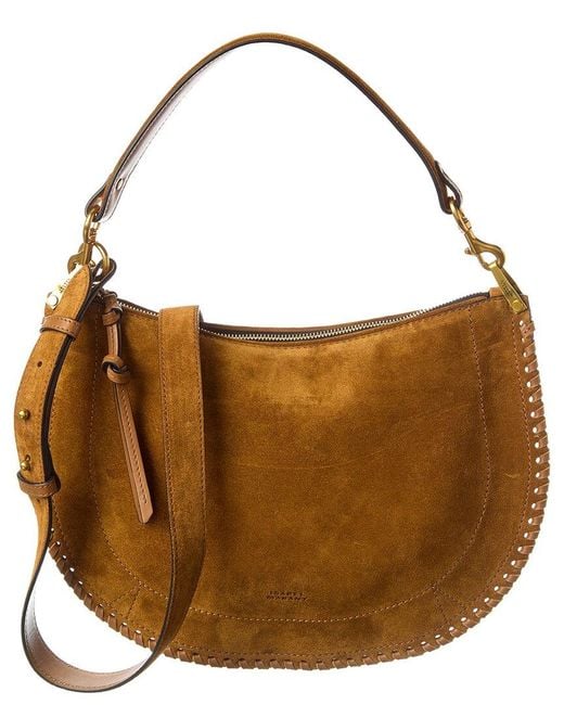 Isabel Marant Brown Oskan Suede Hobo Bag