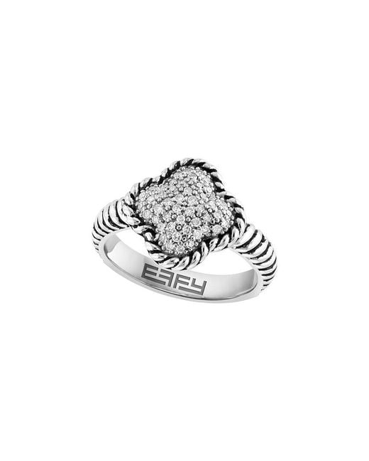 Effy Fine Jewelry White 0.23 Ct. Tw. Diamond Ring