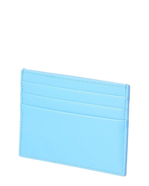 Céline Blue Logo Leather Cardcase