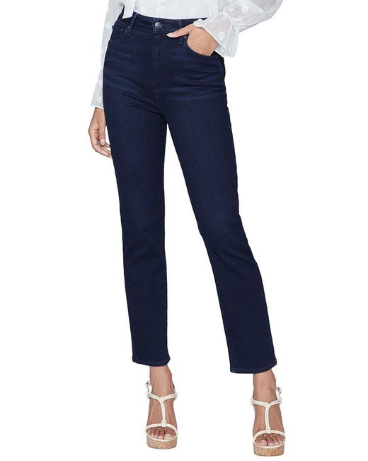 PAIGE Cindy Blue Moon Ultra High-rise Straight Leg Jean
