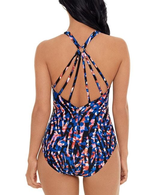 Magicsuitr Blue Drew One-Piece