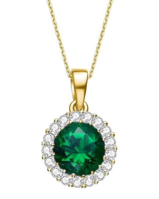 Genevive Jewelry Metallic Silver Pendant Necklace
