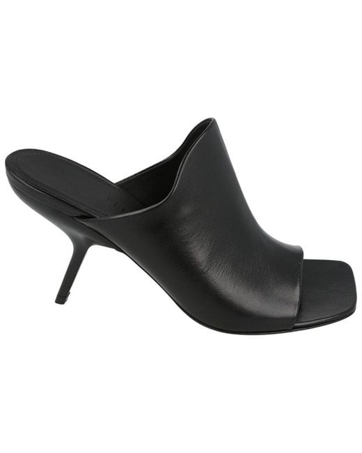 Ferragamo Black Era Leather Mule