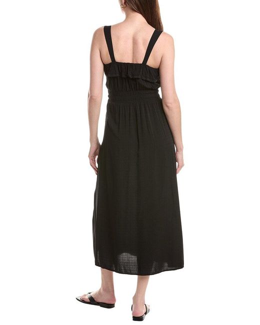 Saltwater Luxe Black Tank Midi Dress