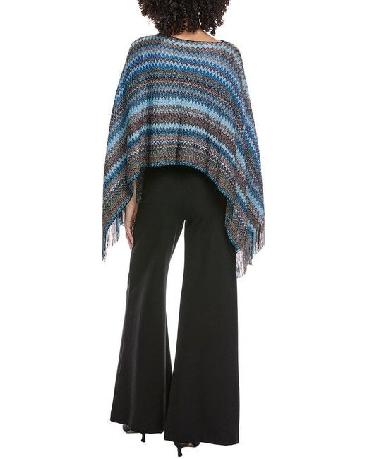 Missoni Blue Poncho