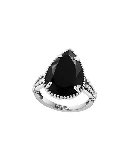 Effy Fine Jewelry White 5.22 Ct. Tw. Onyx Ring