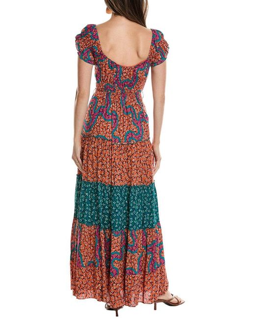 Diane von Furstenberg Red Alejandro Maxi Dress