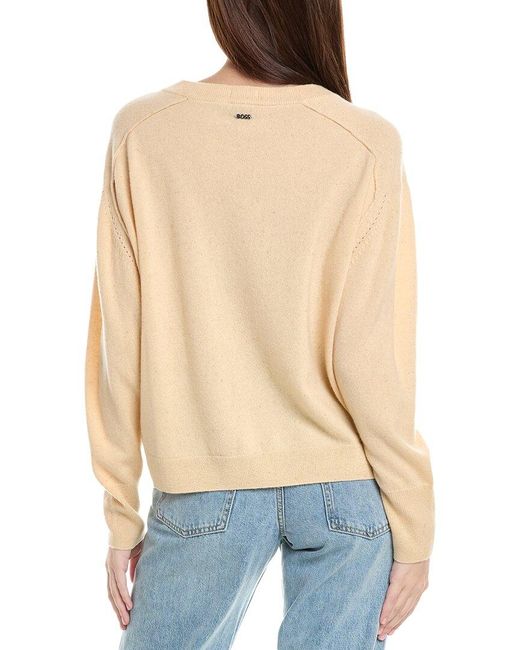 Boss Blue Faranza Cashmere Sweater