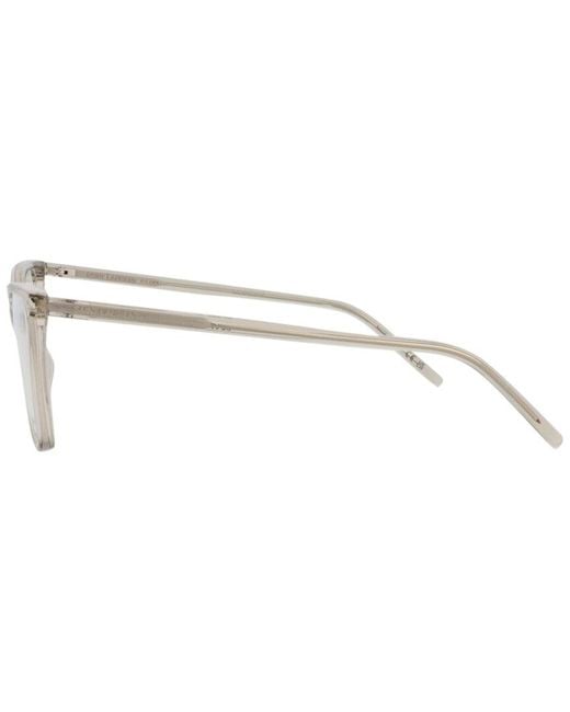 Saint Laurent White 54Mm Optical Frames