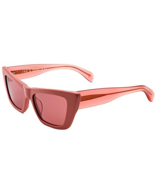 Rag & Bone Red Rnb1068 53Mm Sunglasses
