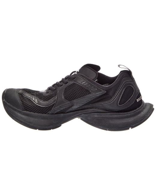 Balenciaga Black Circuit Canvas & Mesh Sneaker for men