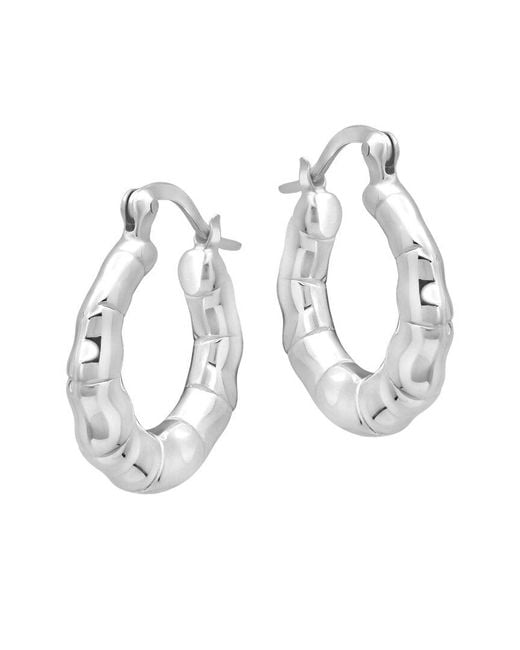 MaxColor White Dangle Earrings