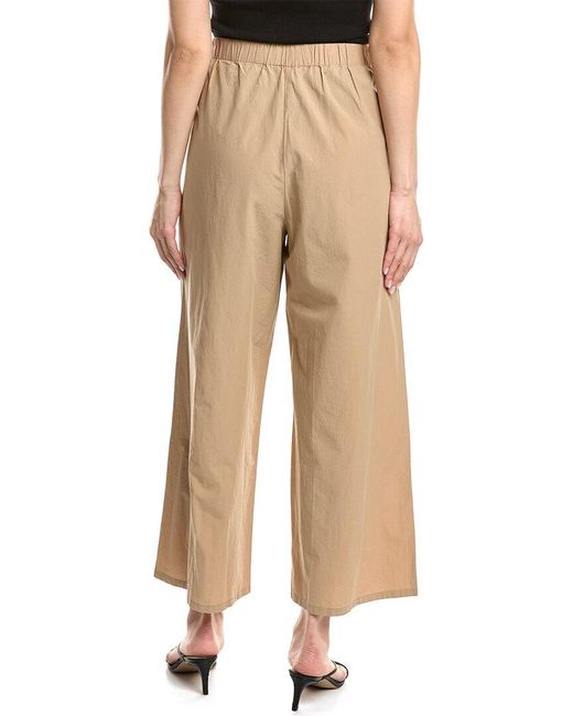 Eileen Fisher Natural Wide Ankle Pant
