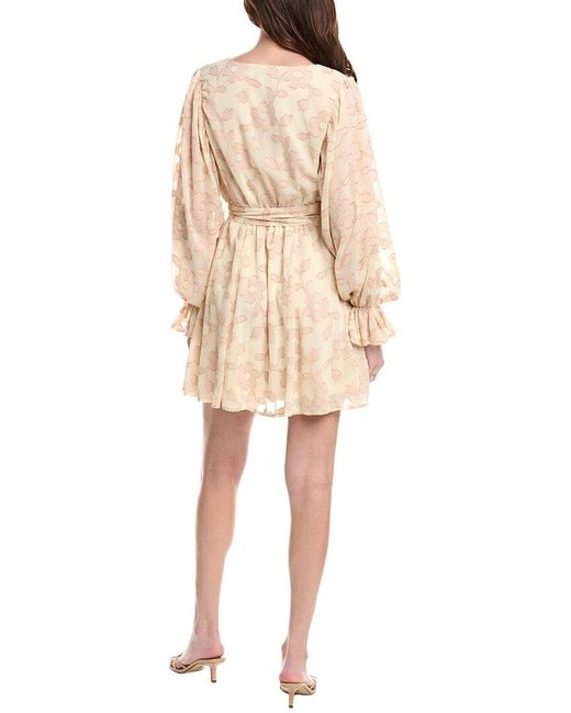 Marion Natural Burnout Mini Dress