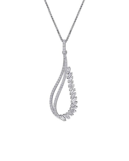 Diamond Select Cuts White 14K 0.65 Ct. Tw. Diamond Drop Pendant Necklace