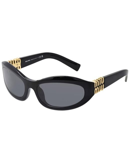 Miu Miu Black 59Mm Sunglasses
