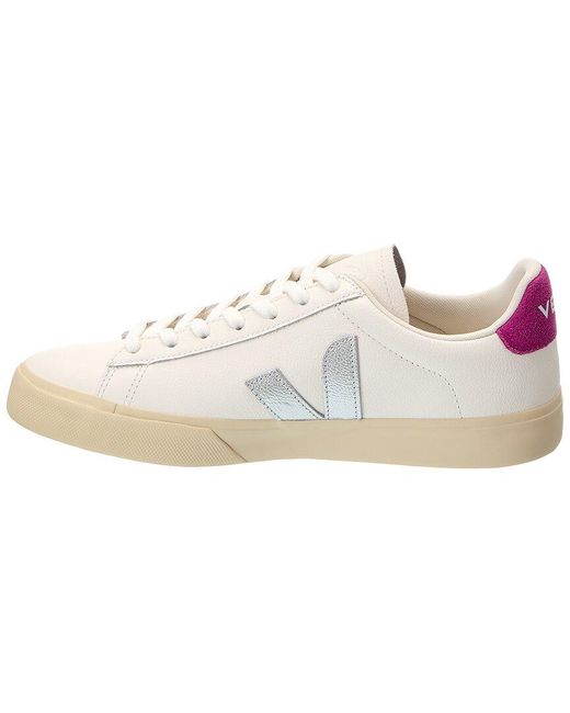 Veja White Leather & Suede Sneaker for men