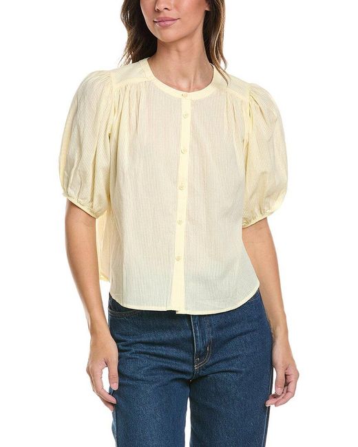 Splendid White Madison Blouse