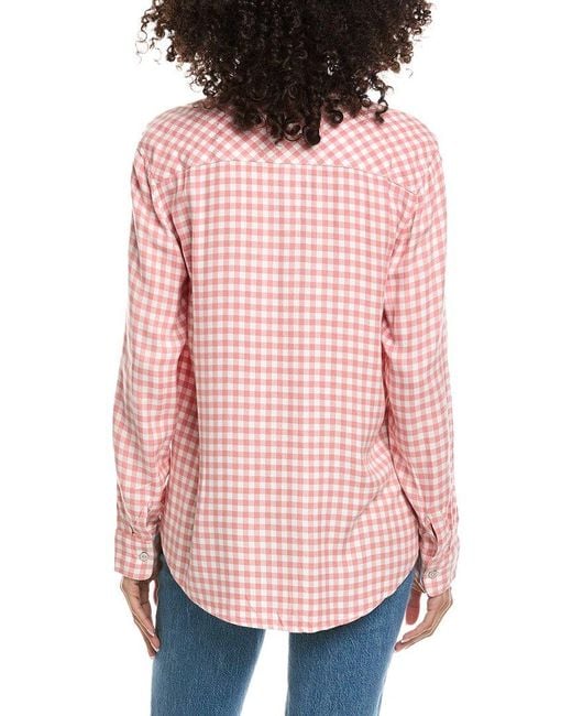 Tommy Bahama Pink Villa Verde Flannel Shirt