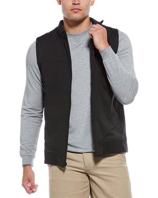 Travis Mathew Black Wanderlust Vest for men