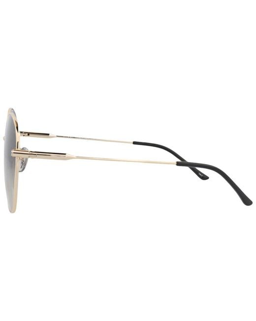 Gucci White 59Mm Sunglasses