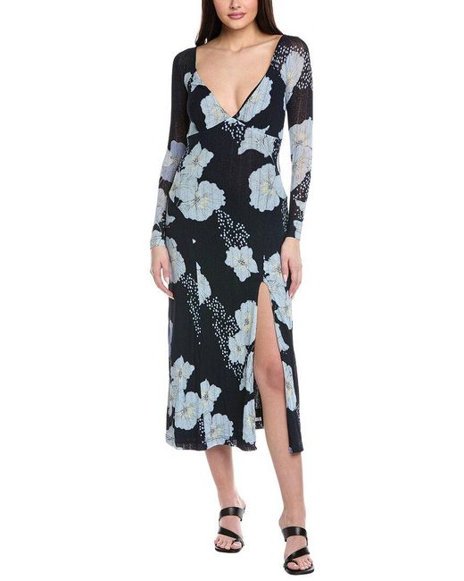 Free People Blue Calla Midi Dress