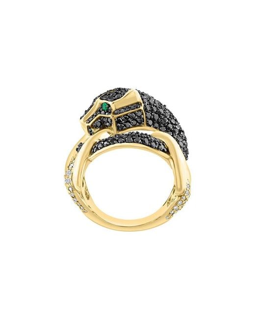 Effy Fine Jewelry Metallic 14K 2.06 Ct. Tw. Diamond & Emerald Ring
