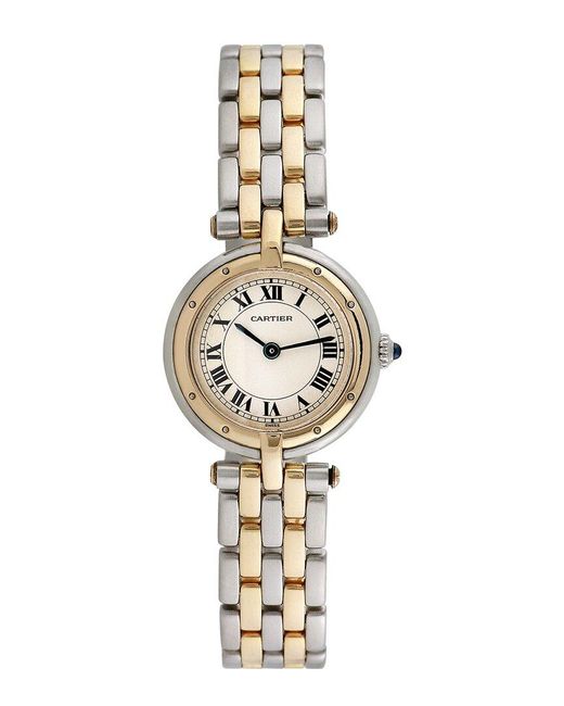 Cartier Metallic Panthere Watch, Circa 2000S (Authentic Pre-Owned)
