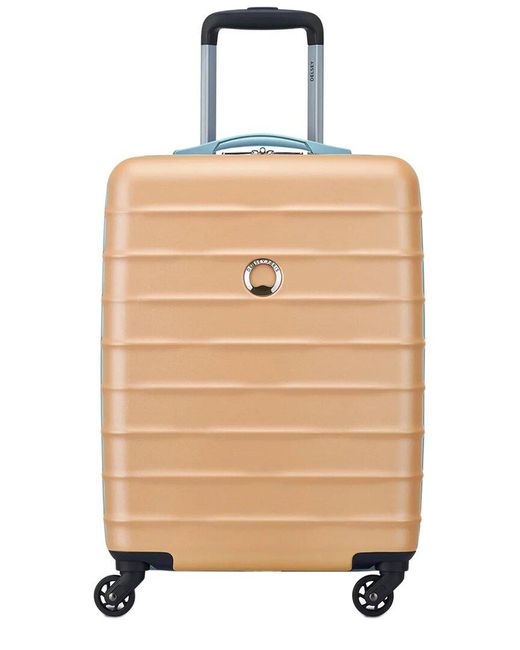 Delsey Natural Claudia Expandable Spinner Carry-On