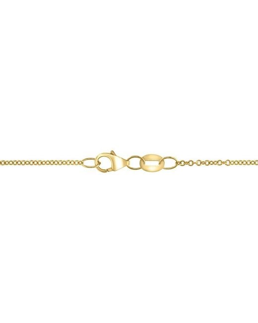 Effy Fine Jewelry Metallic 14K 0.10 Ct. Tw. Diamond Necklace
