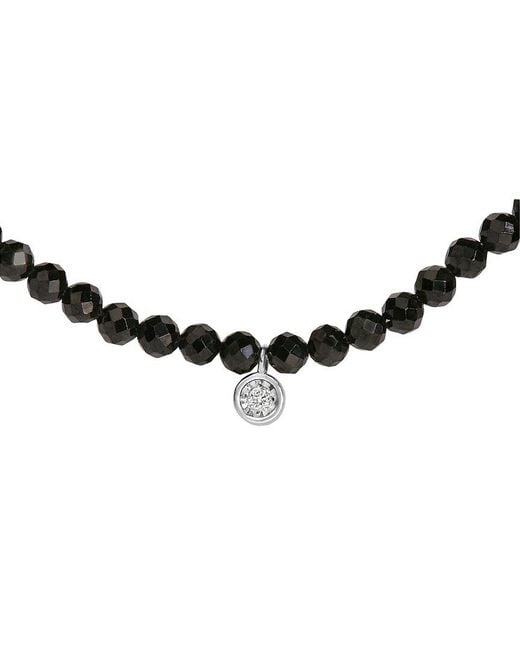 Haus of Brilliance Metallic Diamond & Station Necklace
