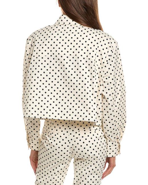 Current/Elliott Natural Mock Neck Jacket