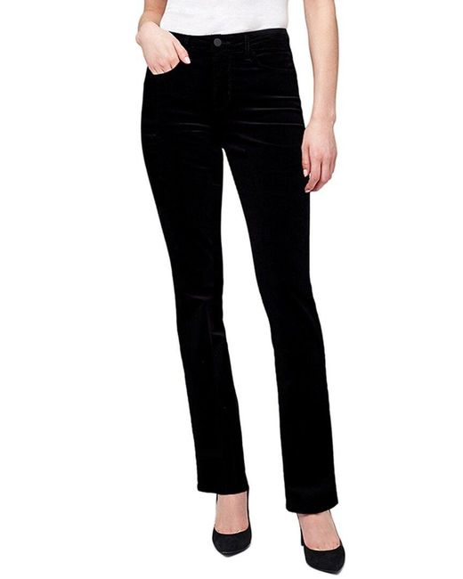 L'Agence Black Oriana High-rise Straight Jean