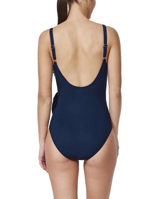 Gottex Blue Canva One-Piece