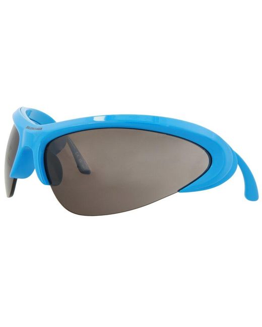 Balenciaga Blue 91mm Polarized Sunglasses for men