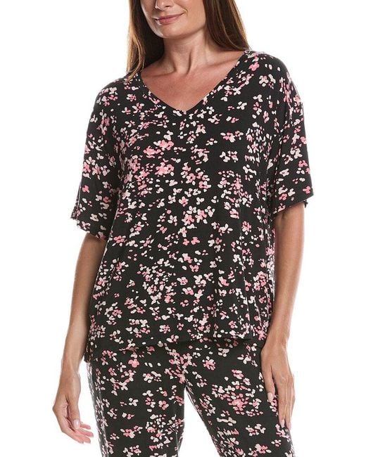 DKNY Black Pajama Top