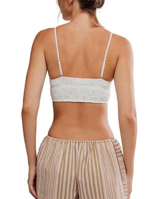Free People Brown Rosie Longline Bralette