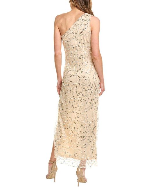 Marina Natural Mesh Gown