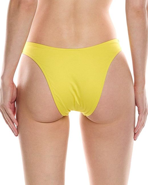 Monica Hansen Yellow Beachwear Money Maker U Bikini Bottom