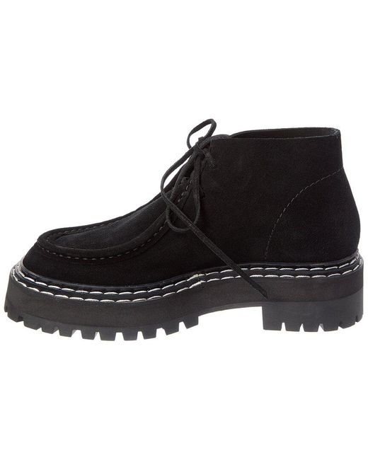 Proenza Schouler Black Suede Boot