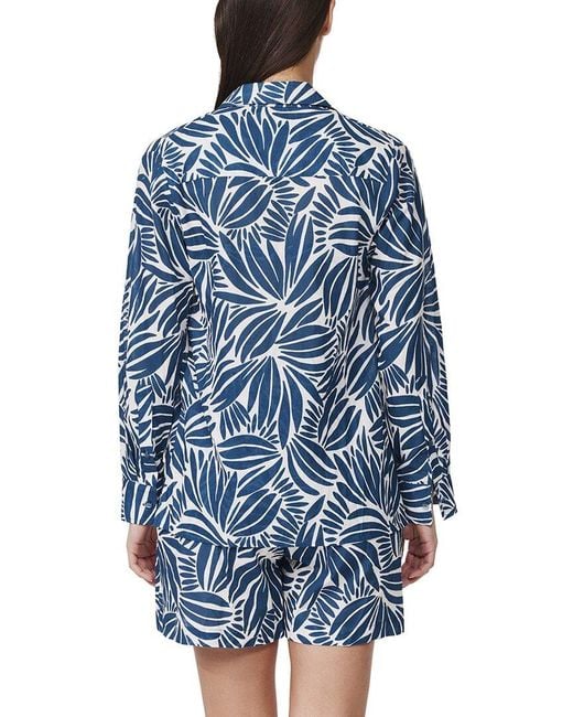 Gottex Blue Blouse