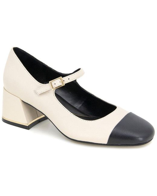 Kenneth Cole Black Alec Mary Jane Leather Pump